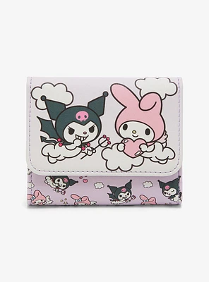 Loungefly Kuromi & My Melody Angel & Devil Mini Flap Wallet