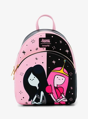 Loungefly Adventure Time Princess Bubblegum & Marceline Split Mini Backpack