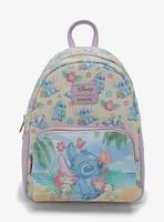 Loungefly Disney Stitch & Ducks Beach Mini Backpack