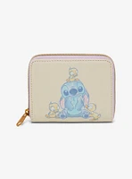 Loungefly Disney Stitch & Ducks Pastel Mini Zipper Wallet