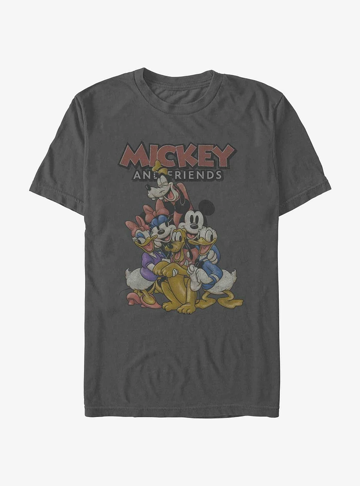 Disney Mickey Mouse Very Old Pals Garment Dye T-Shirt