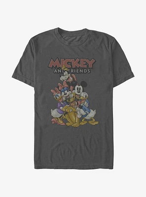 Disney Mickey Mouse Very Old Pals Garment Dye T-Shirt