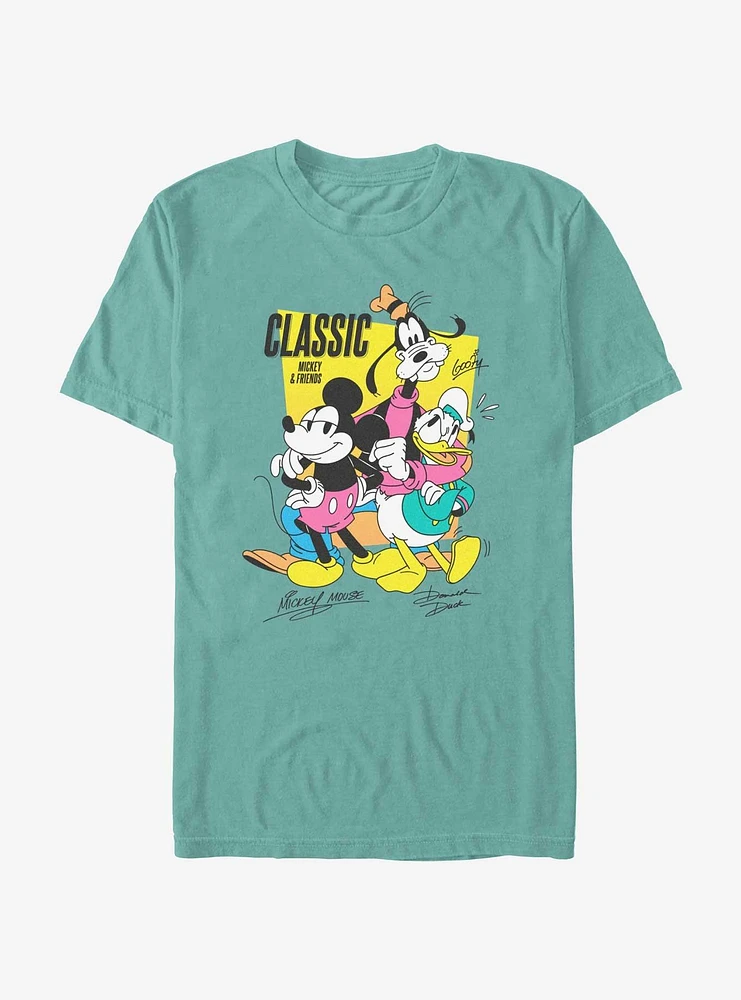 Disney Mickey Mouse Mick Don Goof Garment Dye T-Shirt