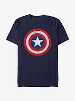 Marvel Captain America Shield Logo Garment Dye T-Shirt