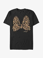 Disney Minnie Mouse Animal Print Bow Garment Dye T-Shirt