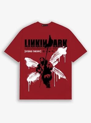 Linkin Park Hybrid Theory Boyfriend Fit Girls T-Shirt