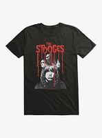 Iggy Pop The Stooges Red Font T-Shirt