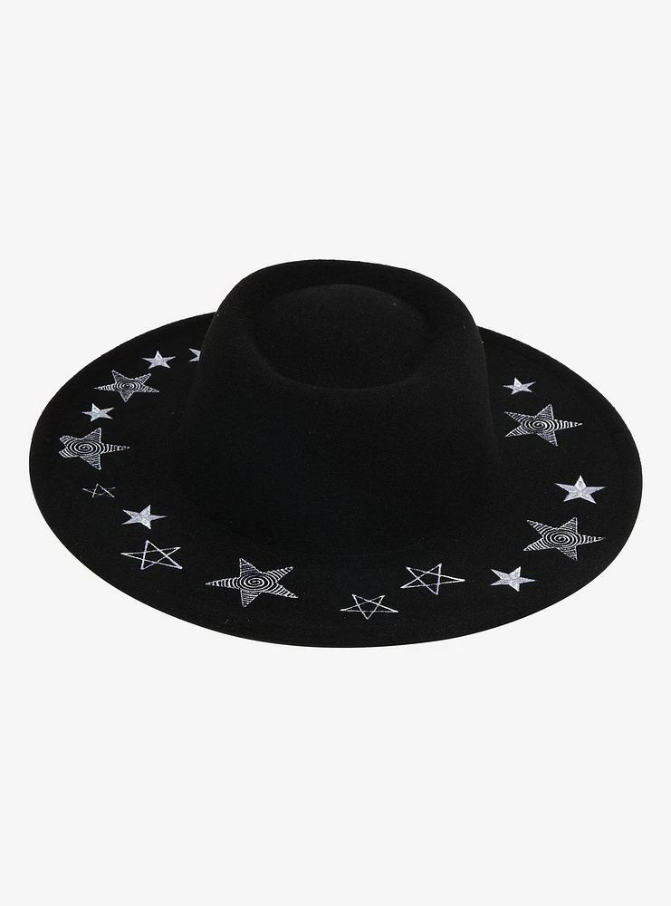 Spiral Star Wide Brim Hat