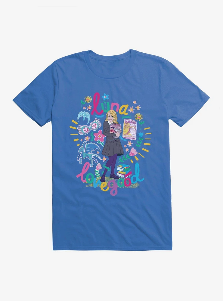 Harry Potter Luna Lovegood Doodle Art T-Shirt