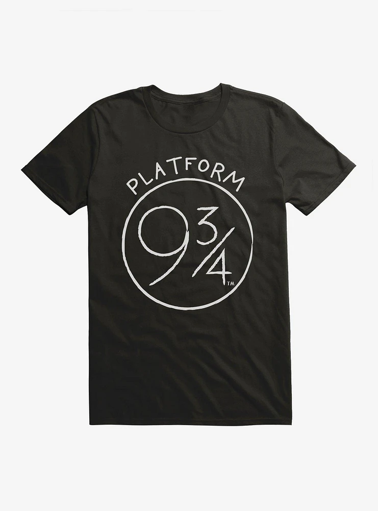 Harry Potter Platform 9 3/4 Sketch T-Shirt