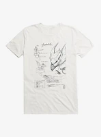 Fantastic Beasts Thunderbird Sketches T-Shirt