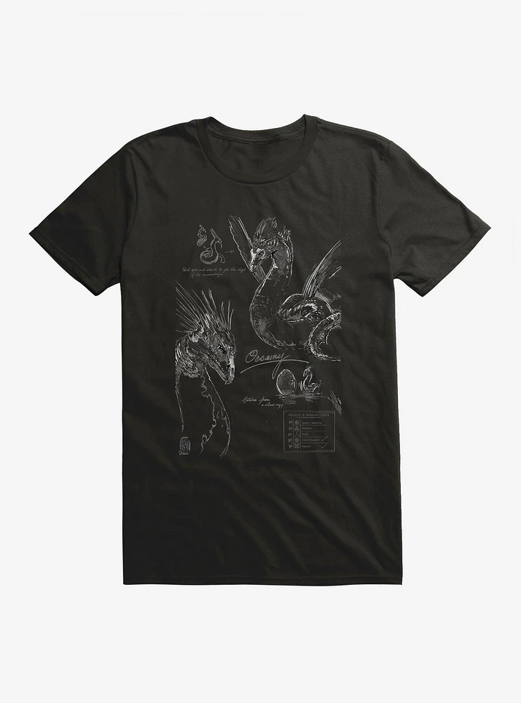 Fantastic Beasts Occamy Sketches T-Shirt