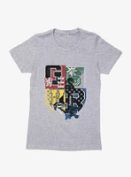 Harry Potter House Colors Shield Womens T-Shirt?