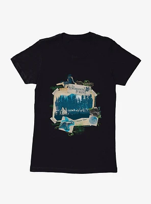 Harry Potter Forbidden Forest Collage Womens T-Shirt