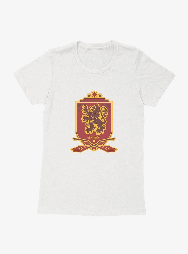 Harry Potter Gryffindor Quidditch Crest Womens T-Shirt