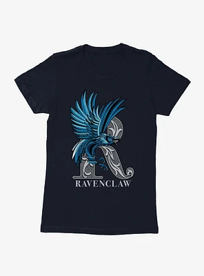 Harry Potter Ravenclaw Classic Geometric Letter Womens T-Shirt