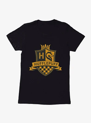 Harry Potter Hufflepuff House Crest Womens T-Shirt?