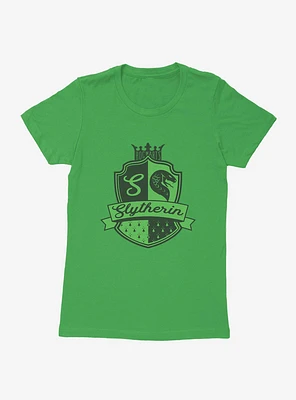 Harry Potter Slytherin House Crest Womens T-Shirt