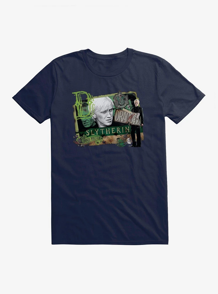 Harry Potter Draco Malfoy Collage T-Shirt