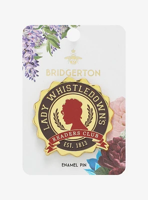 Bridgerton Lady Whistledown's Readers Club Enamel Pin