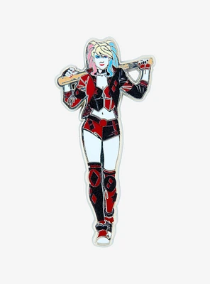 DC Comics Batman Harley Quinn with Bat Enamel Pin