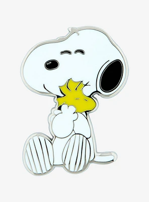 Peanuts Snoopy & Woodstock Hug Enamel Pin