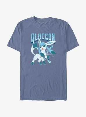 Pokemon Glaceon Ice Beam Garment Dye T-Shirt