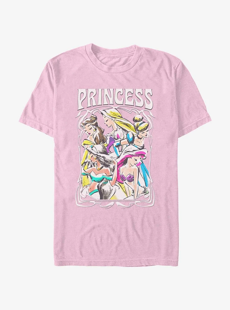 Disney Princesses Retro Garment Dye T-Shirt