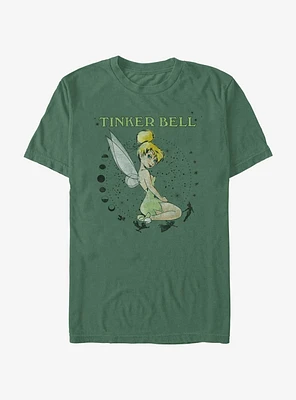 Disney Tinker Bell Moonlight Enchantment Magic Tour Garment Dye T-Shirt