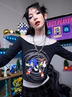 Sonic The Hedgehog & Shadow Girls Twofer Long-Sleeve Top