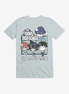 The God of High School Chibis Light Blue T-Shirt