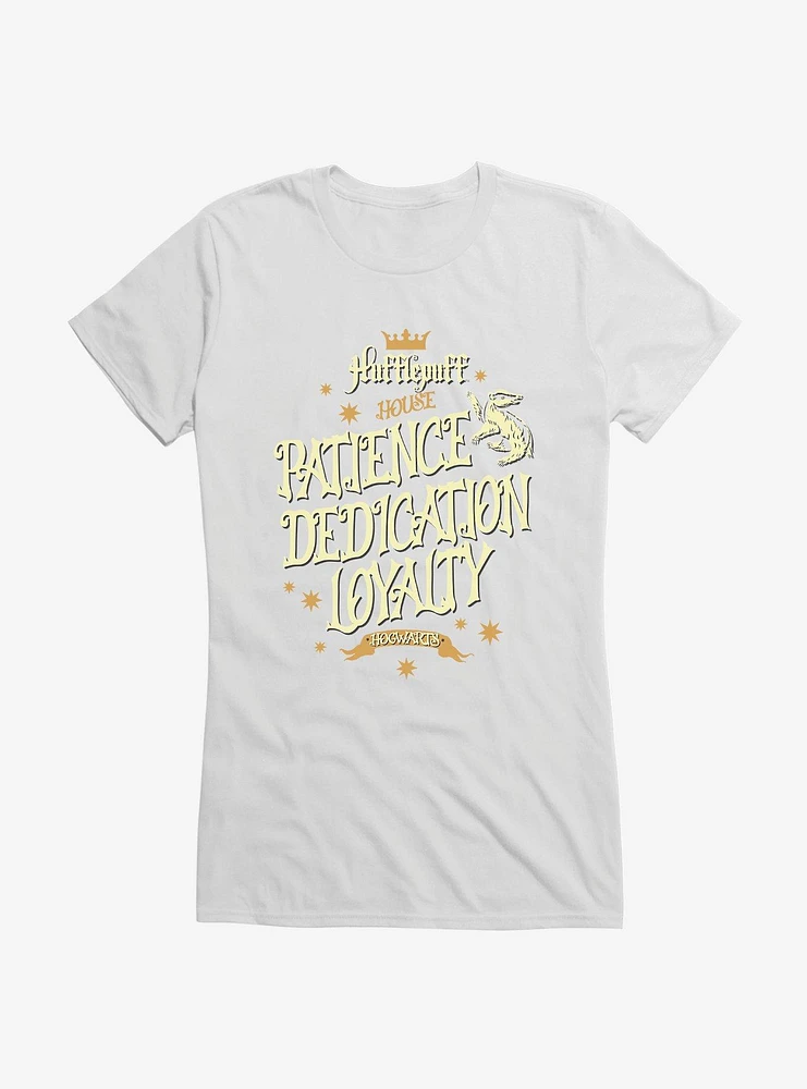 Harry Potter Hufflepuff Traits Girls T-Shirt