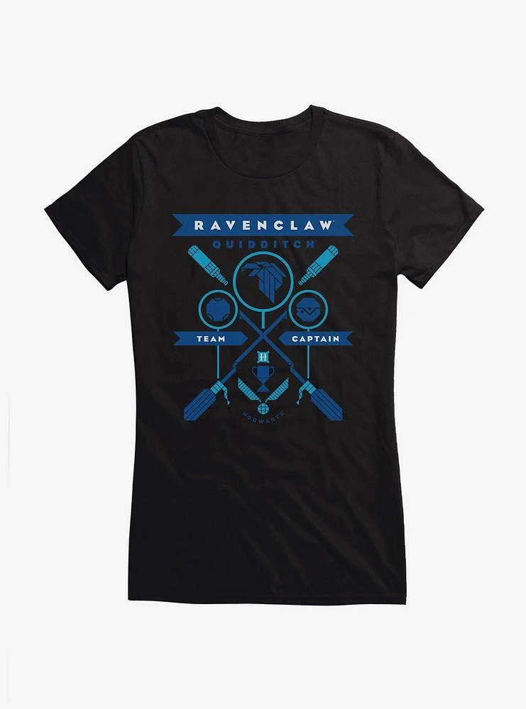 Harry Potter Ravenclaw Quidditch Team Captain Girls T-Shirt