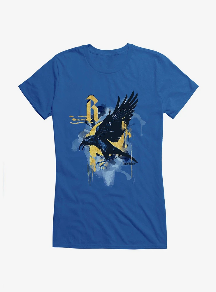 Harry Potter Ravenclaw Paint Splatter Girls T-Shirt