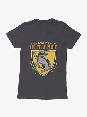 Harry Potter Hufflepuff Alumni Crest Womens T-Shirt