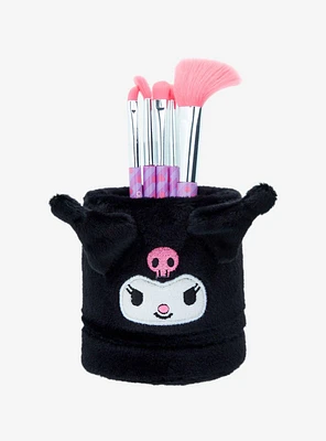 Sanrio Kuromi Plush Makeup Brush Holder & Brush Set - BoxLunch Exclusive