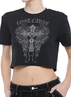 Lost Cause Rhinestone Cross Girls Baby T-Shirt