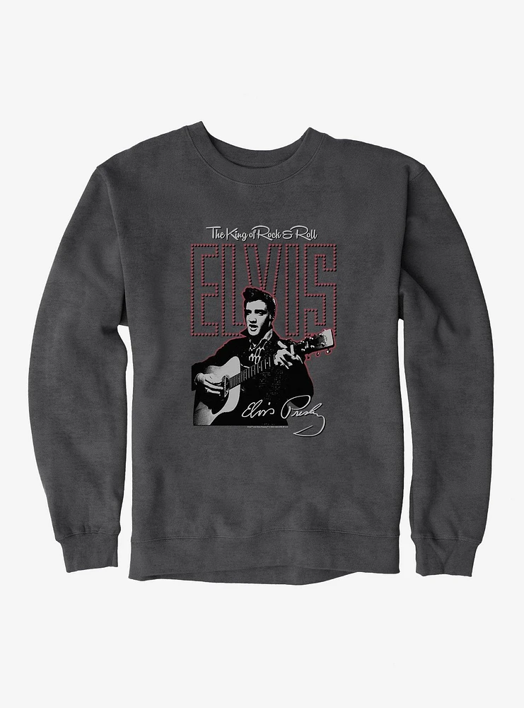 Elvis The King Of Rock & Roll Sweatshirt