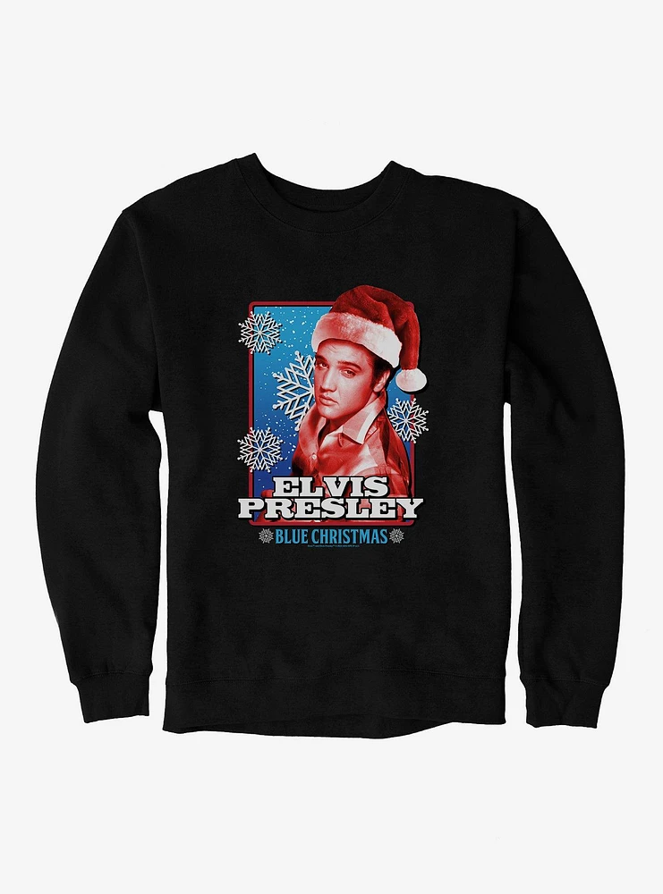 Elvis Presley Santa Hat Sweatshirt