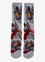 Star Wars Boba Fett Allover Print Crew Socks - BoxLunch Exclusive