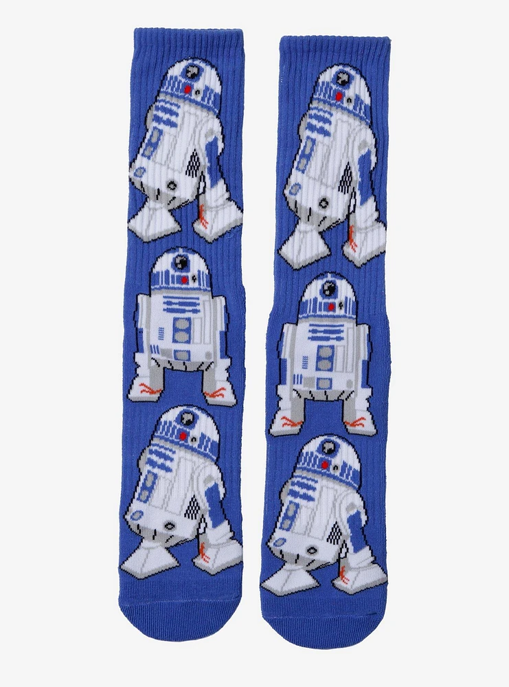 Star Wars R2-D2 Allover Print Crew Socks - BoxLunch Exclusive