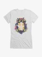 Harry Potter Hogwarts Floral Shield Girls T-Shirt