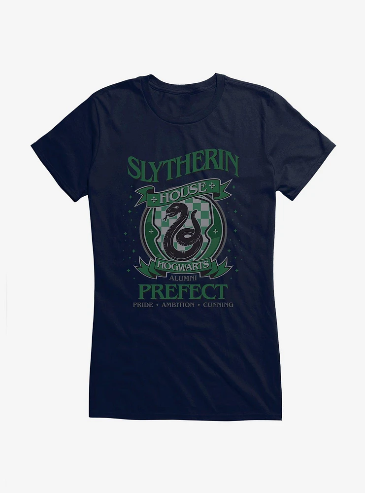 Harry Potter Slytherin Alumni Prefect Girls T-Shirt