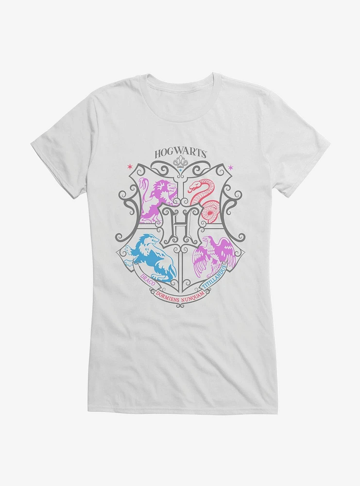 Harry Potter Color Shield Girls T-Shirt