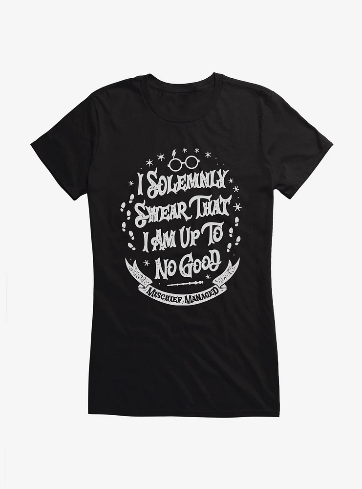 Harry Potter Solemnly Swear No Good Girls T-Shirt