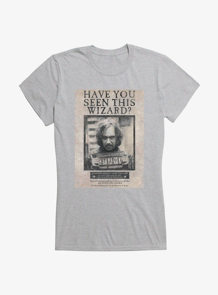 Harry Potter Sirius Black Wanted Poster Girls T-Shirt