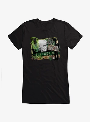 Harry Potter Draco Malfoy Collate Girls T-Shirt