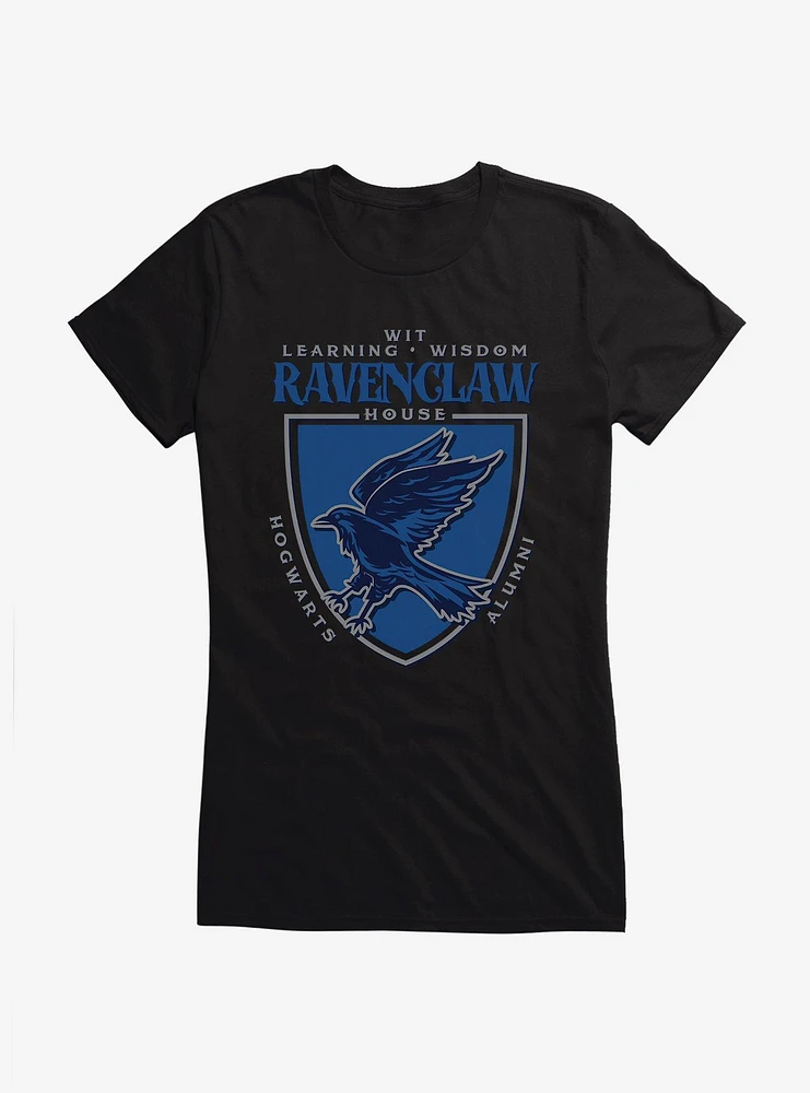 Harry Potter Ravenclaw Alumni Crest Girls T-Shirt