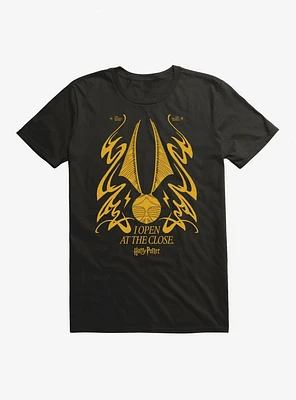 Harry Potter Snitch Open At The Close T-Shirt