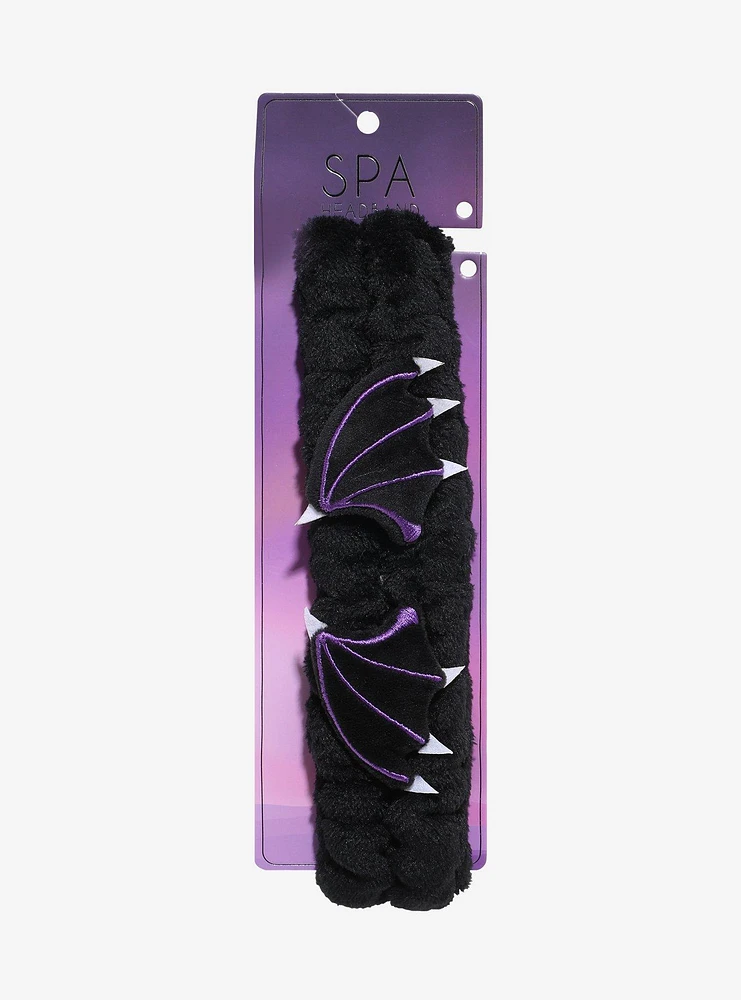 Black Bat Wing Spa Headband